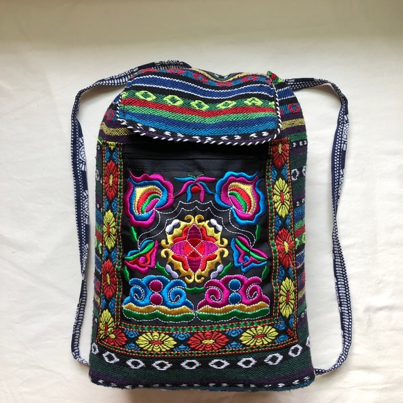 *SALE* Handcrafted Navajo Wool Blanket Tote - Picture 1 of 6